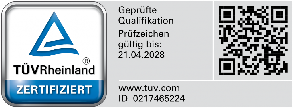 TÜV-Zertifikat | Veranstaltungsleiter (TÜV) gemäß § 38 Abs. 2 MVStättVO / DIN 15750